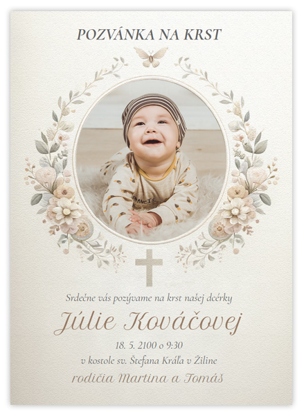 Pozvánka na krst